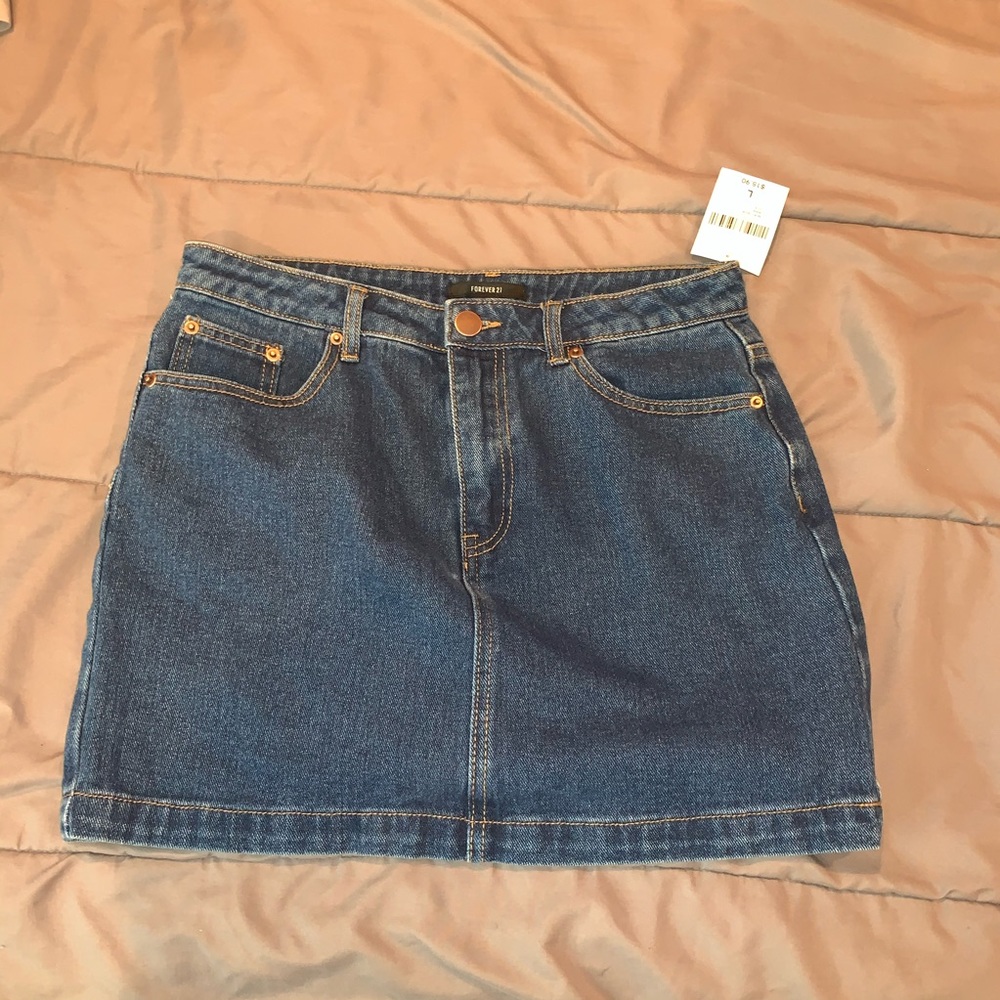 Blue Denim Skirt